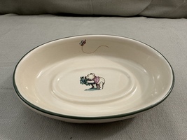 Disney Parks Winnie the Pooh Ceramic Soap Dish and Bathroom Cup Set New RETIRED image 9