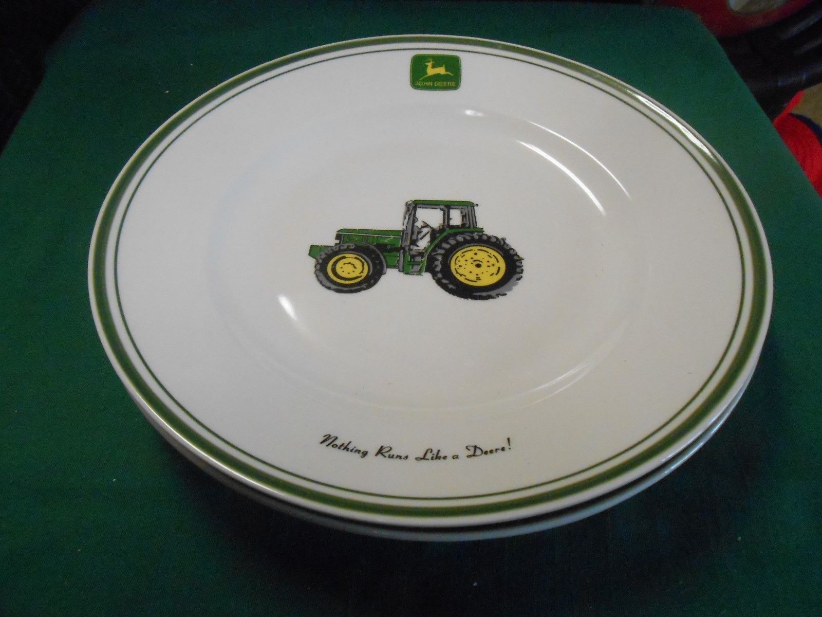 Haus Wohnen Teller Gibson John Deere Salad Plates 9 Tractor