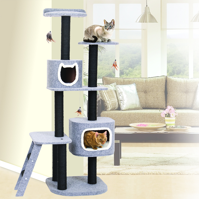 Penn-Plax Cat Life Furniture: 5 Story Condo Tree