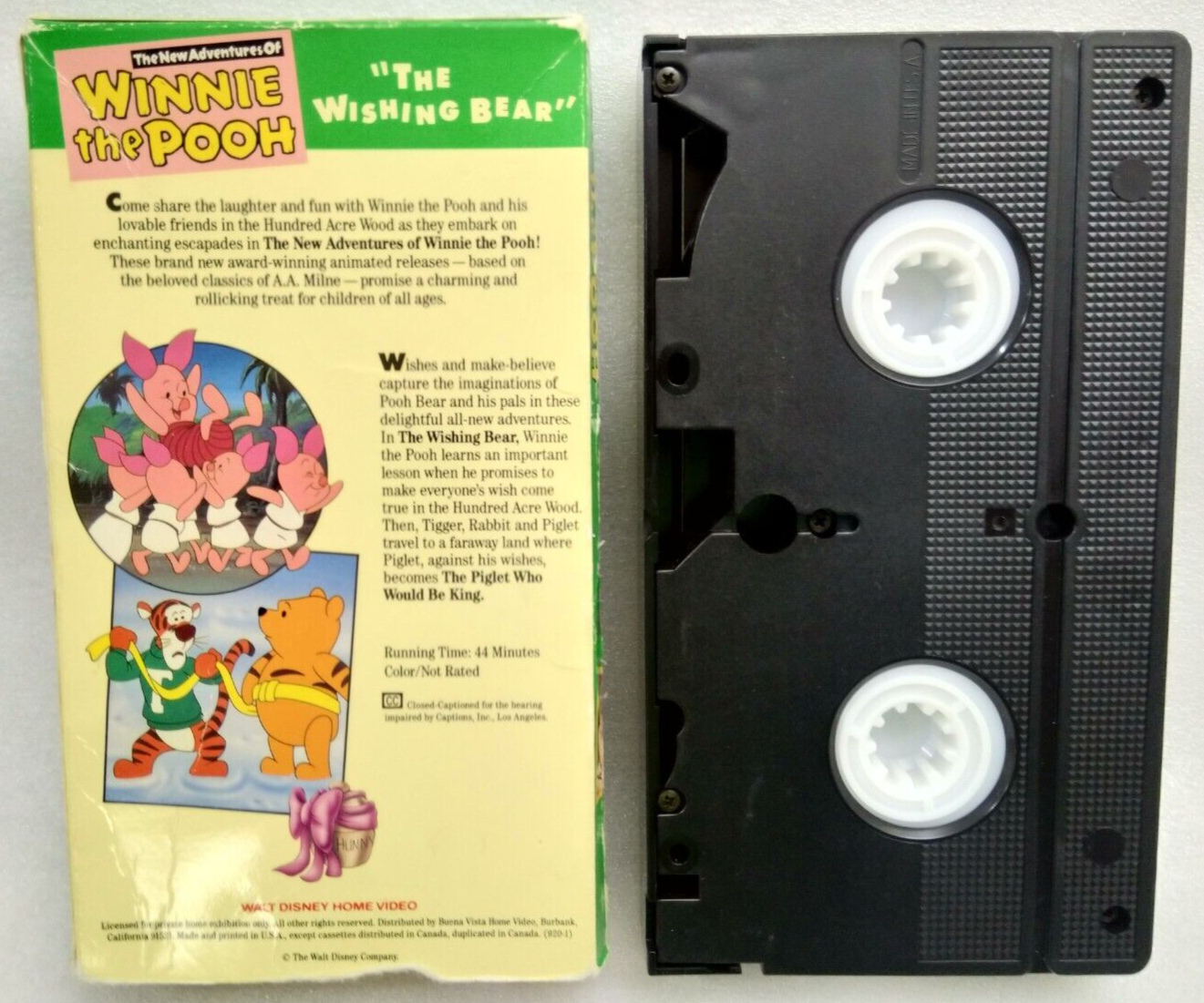 Vhs New Adventures Of Winnie The Pooh Vol 2 - The Wishing Bear (vhs 