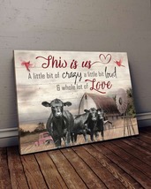 This is Us Farm Cow Poster Canvas Wall Decor Visual Art - $49.99