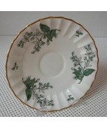 VALENCIA Royal Worcester &quot;REPLACEMENT SAUCER&quot; China England Green Leaf R... - $6.78