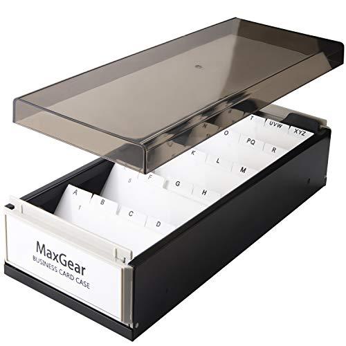 Business Card File Box : Amazon.com : Semikolon Business Card File Box, Dividers A ... : A business card is a great starting point for someone to get in touch with you and get a quick idea of what you have to offer.