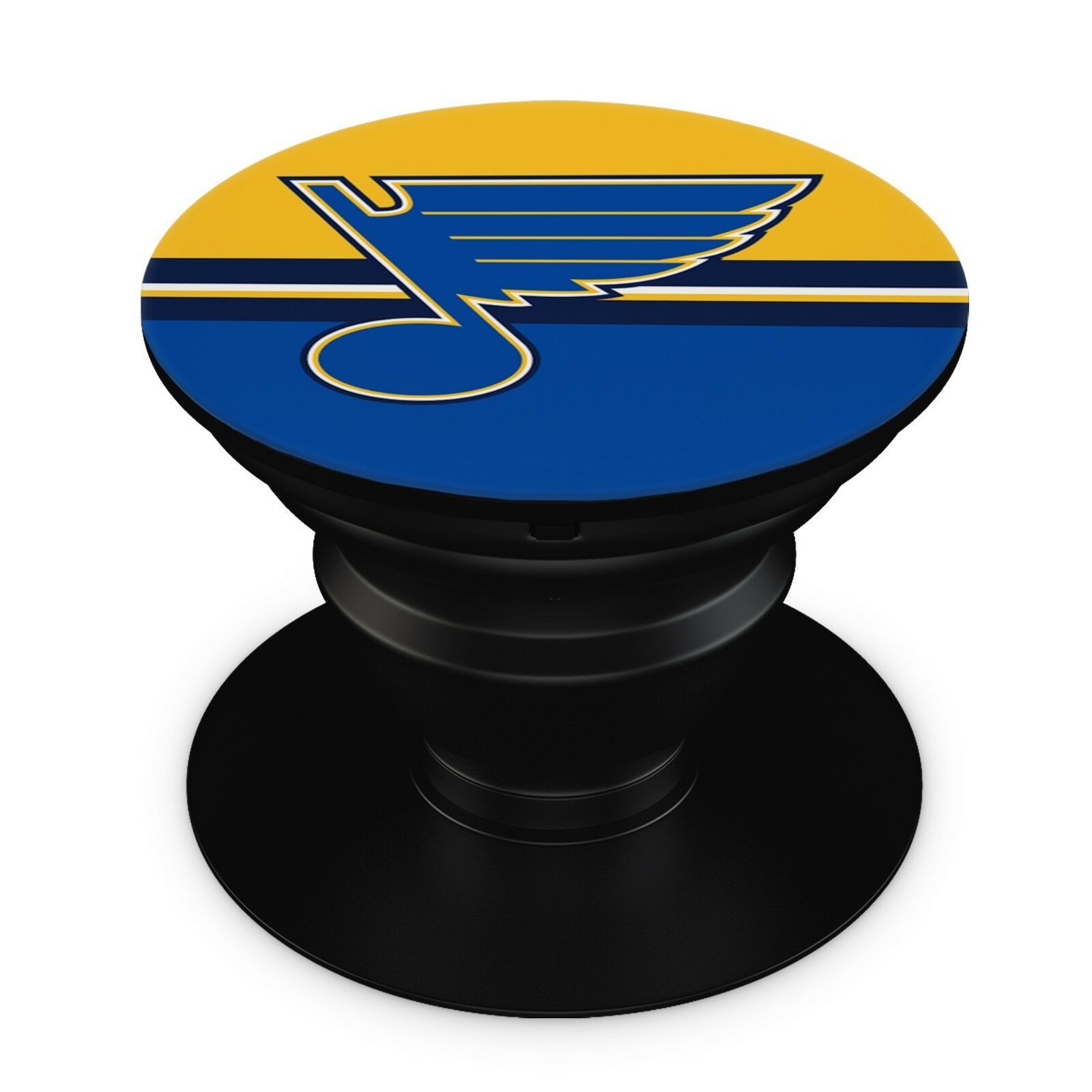 St. Louis Blues Phone Holder Expanding Stand Hand Grip Mount Out 02 - Mounts & Holders