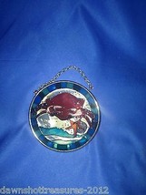 Crab Hand Painted Stained Glass Joan Baker Designs - $12.86