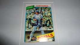 Clint Hurdle Signed Framed 1978 Sports Illustrated Cover Display Royals image 2