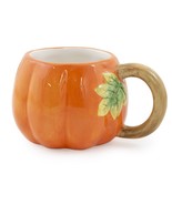 Ceramic 16oz Pumpkin Shaped Mug Set of 2 by Boston International - $39.29