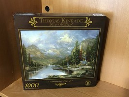 Thomas Kinkade Painter of Light "Mountain Majesty" 1000 pcs puzzle NEW - $14.52