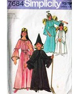 1976 Costume Pattern 7684-s Child&#39;s Size 6-8 - $10.00