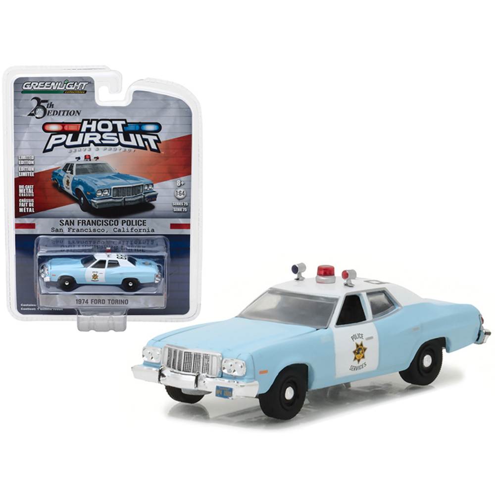 1974 Ford Torino San Francisco Police 1/64 Diecast Model Car by ...