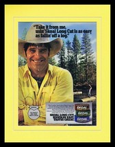 1987 Skoal Long Cut Tobacco Framed 11x14 ORIGINAL Vintage Advertisement