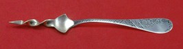 Number 38 Engraved by Towle Sterling Silver Butter Pick Twisted 5 3/4" Custom  - $50.45