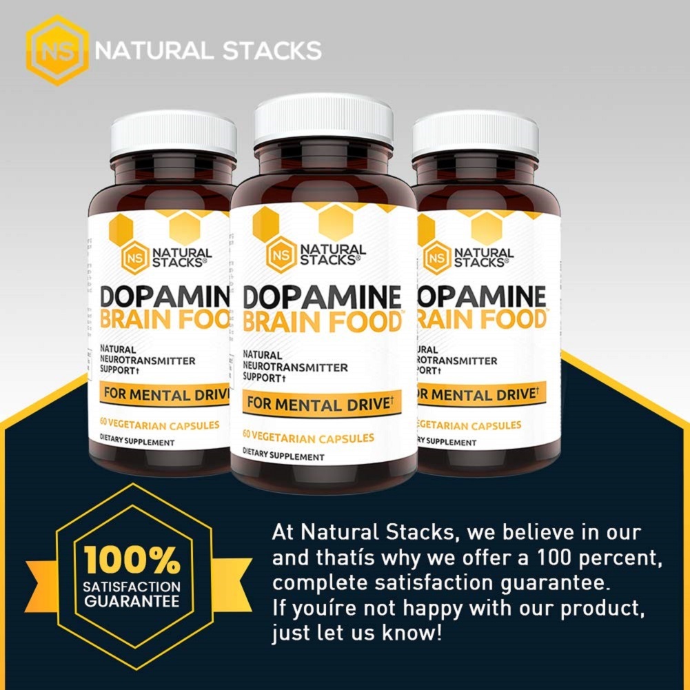 Natural Stacks Dopamine Brain Health Food Supplement Neurotransmitter