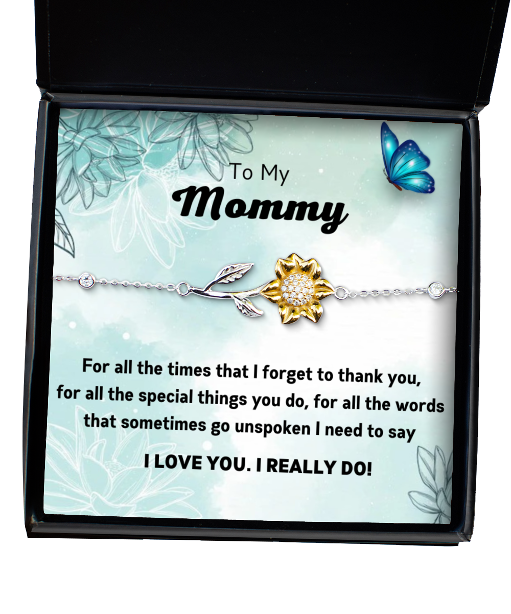 To my Mommy,  Sunflower Bracelet. Model 64024