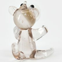 Handmade Chimpanzee Monkey Tiny Miniature Micro Mini Lampworking Glass Figurine image 3