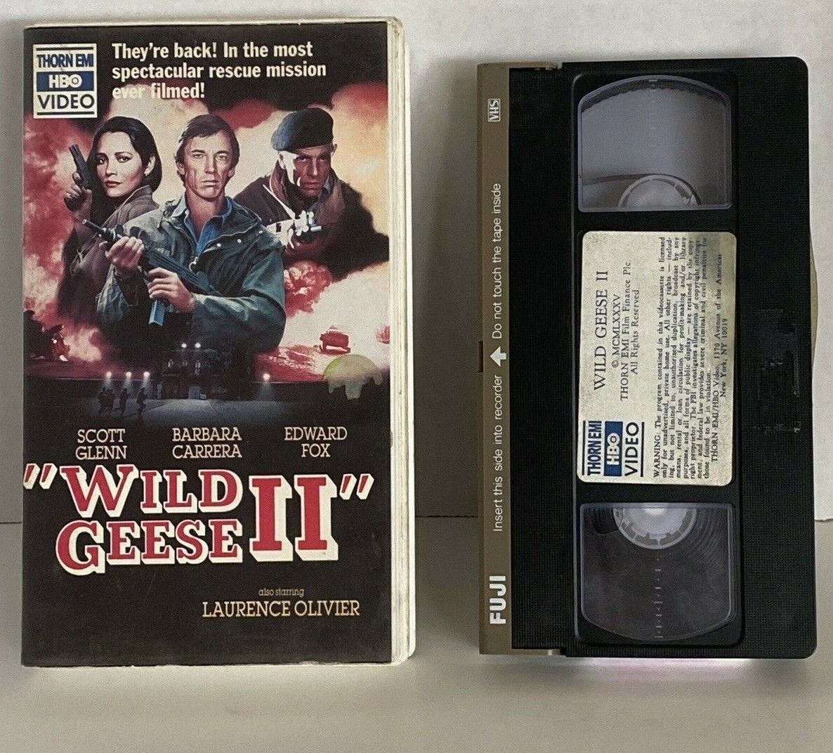 The Wild Geese 2 (VHS) Thorn EMI Rare Oop HTF Scott Glenn Edward Fox