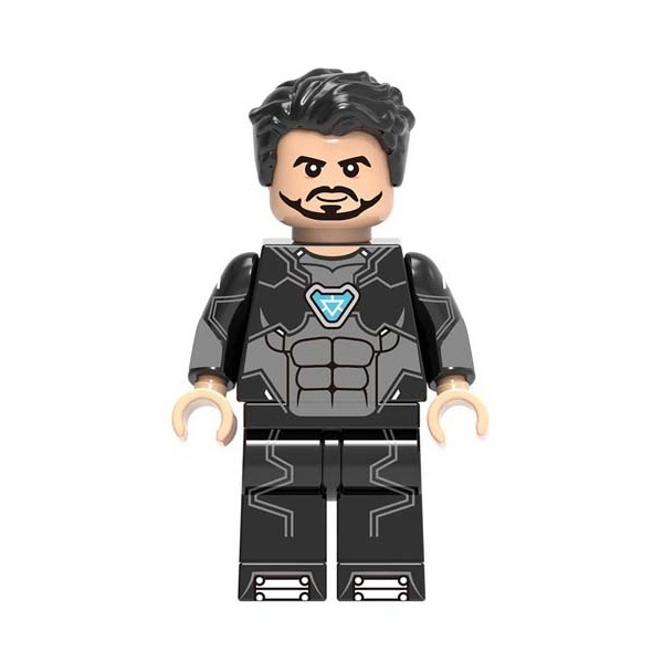 Tony Stark Marvel Avengers Endgame Iron Man Lego Minifigures Block Toy ...