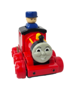 Thomas &amp; Friends Push &amp; Go James Engine Toddler Toy 1998 Tomy 6&quot; - $12.86