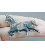 Gorgeous Siam Sterling Very Detailed Figural Horse Pin - $29.99
