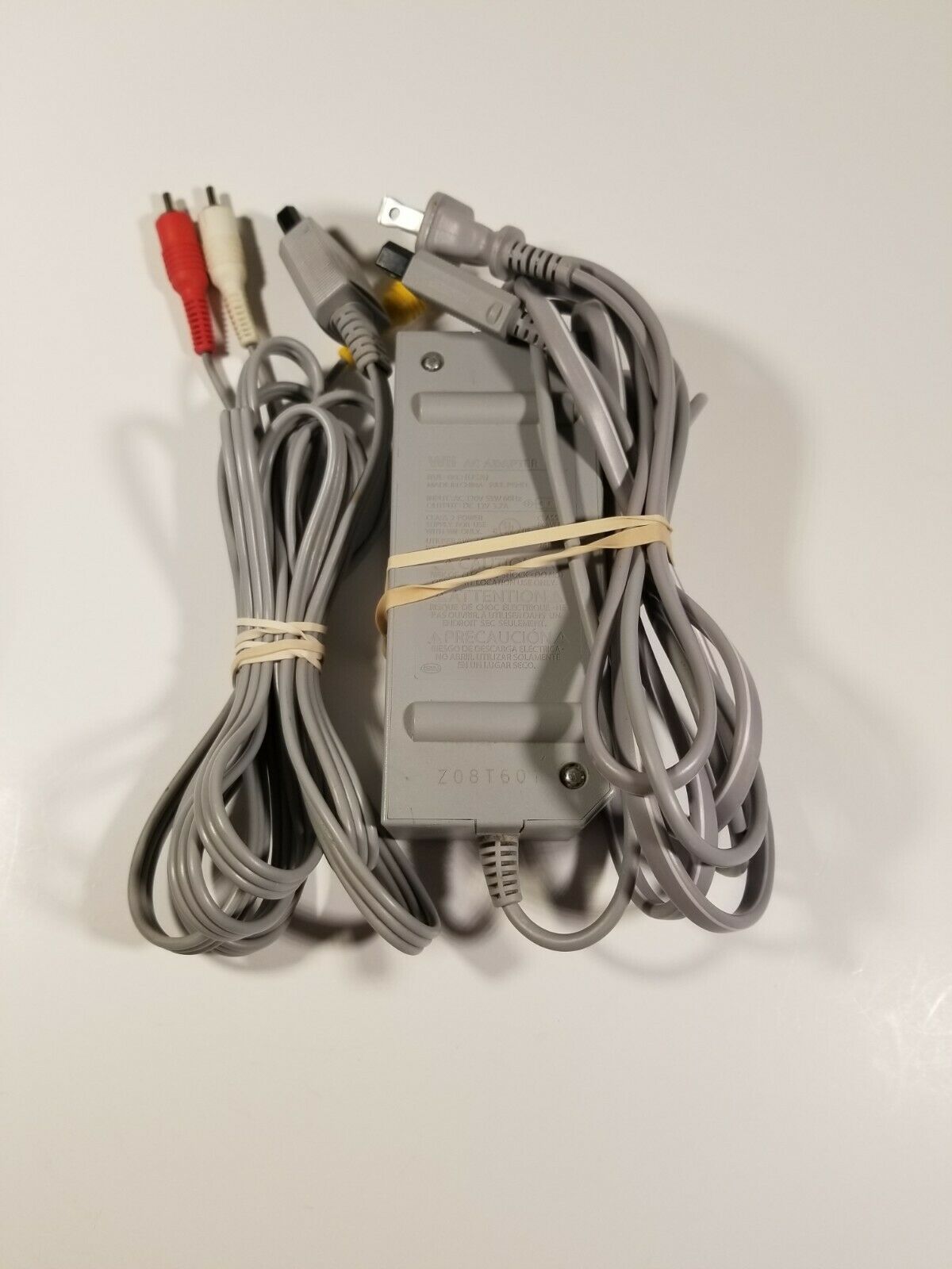 Official OEM Nintendo Wii AC Power Supply & AV Cable Cord RVL002 and