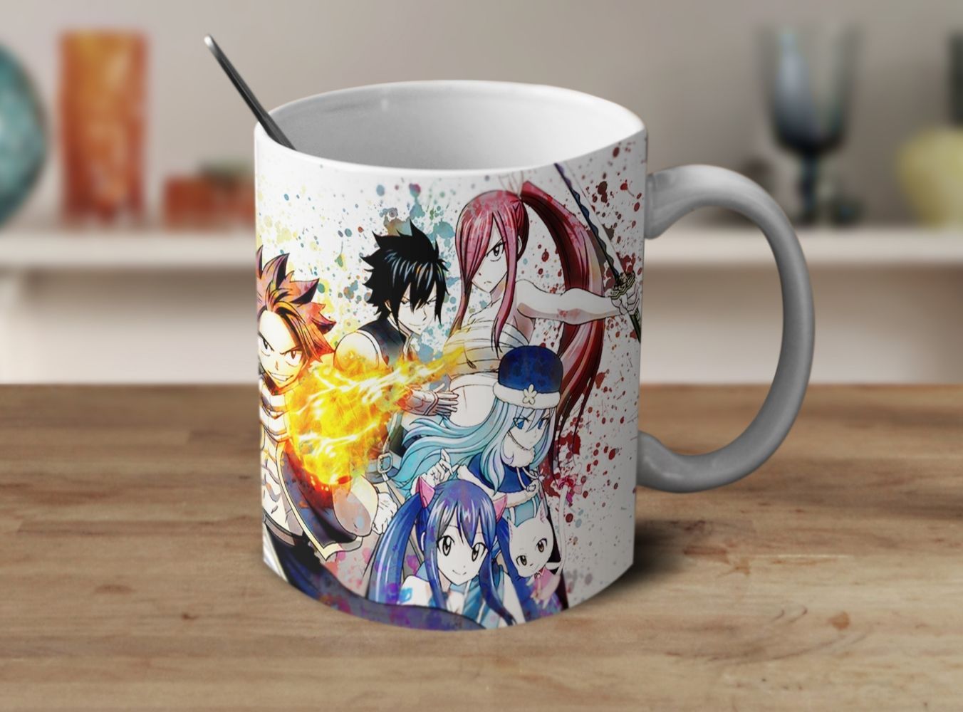 Fairy Tail Anime Coffee Mug Fairy Tail Gift Otaku Mug Anime Mug