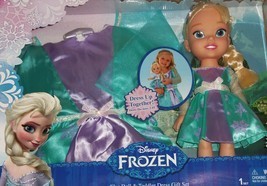 Disney Frozen Elsa Costume Dress Toddler Doll Collection 2-4T Gift Set - $99.95