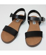 Steve Madden Women&#39;s Tesa Slingback Black Sandals size US 5.5 - $34.99