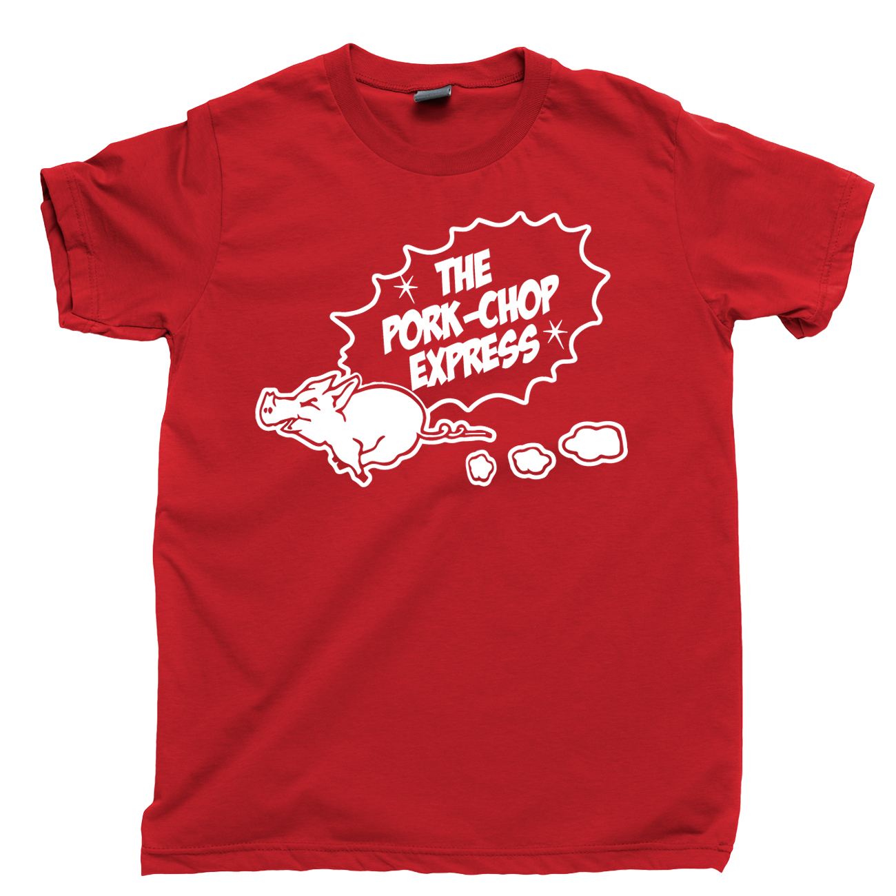 Pork Chop Express T Shirt, Jack Burton Semi Tractor Truck Men's Cotton