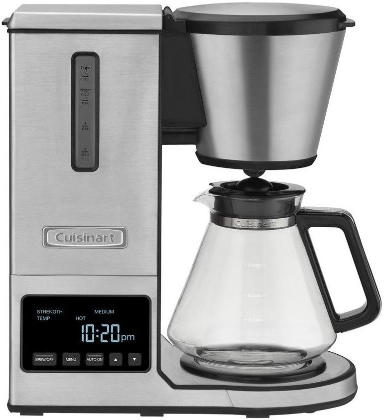 Cuisinart Coffee Maker 8Cup Electric Programmable Timer Temperature Control Coffee & Tea Makers