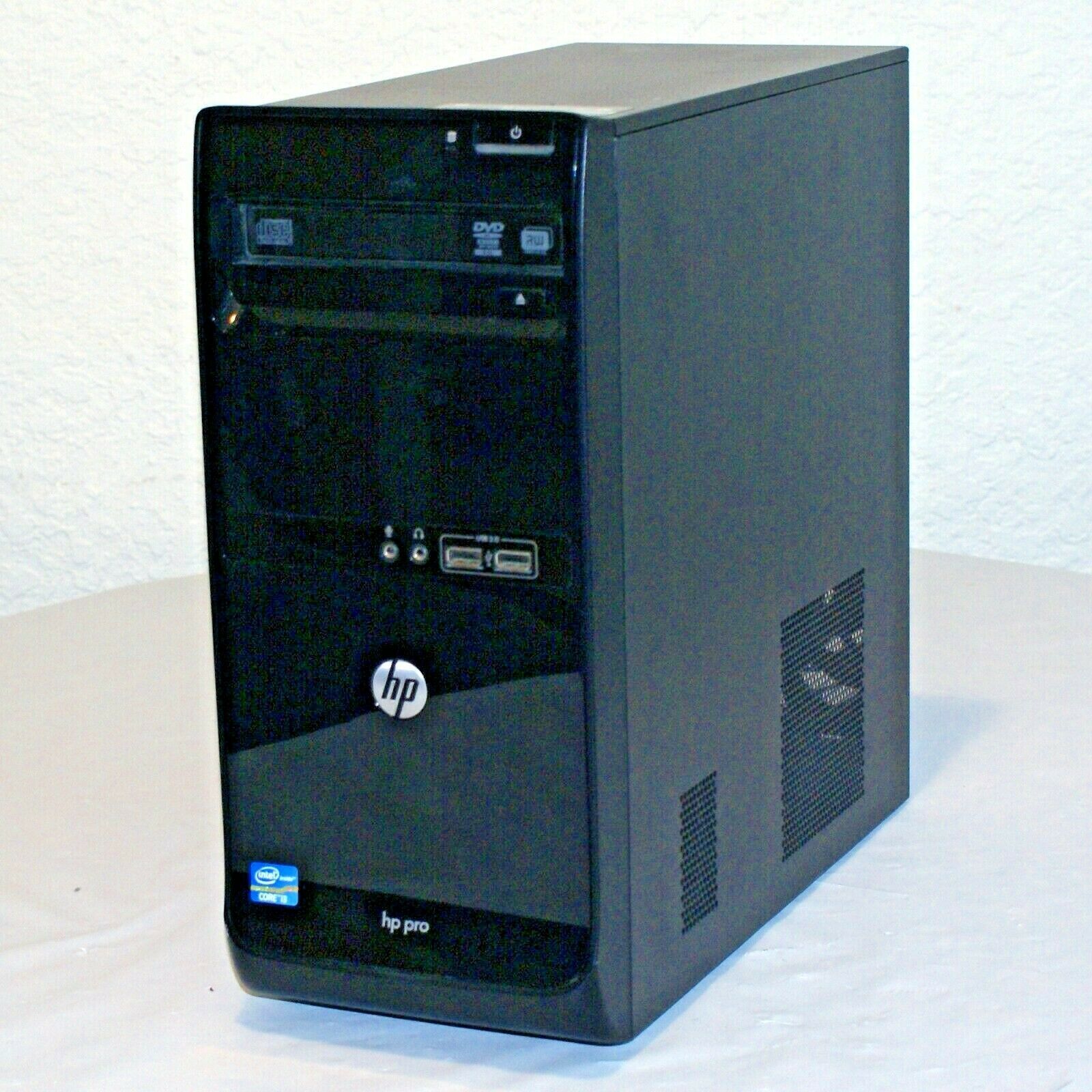 HP Pro 3500 Desktop i3 3.40 GHz 4GB Ram 250GB HDD Windows 10 Pro PC
