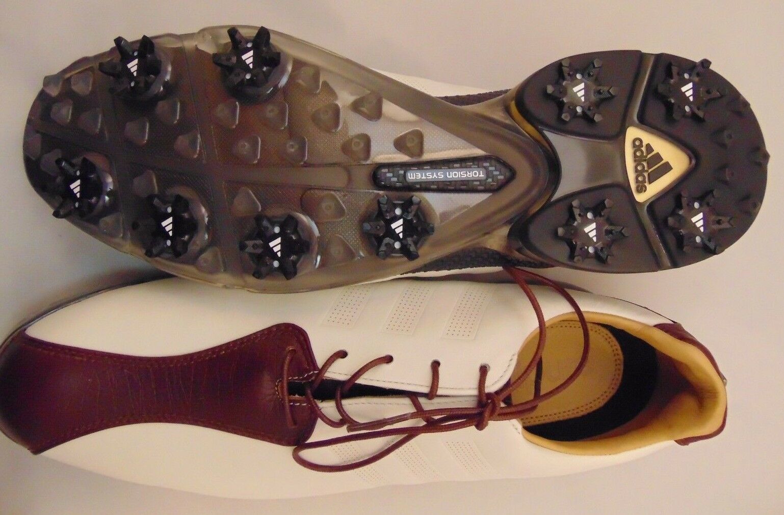 ADIDAS Torsion System Men's Golf Shoes Size 12, Brand New - Athletic