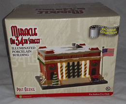 Enesco &quot;Miracle On 34th Street&quot; Illuminated &quot;Post Office&quot; Building. - $22.46