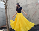 Yellow chiffon skirt 1 thumb155 crop