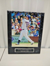 Kyle Schwarber Chicago Cubs 10 1/2 x 13 Black Marble Plaque With 8x10 Photo - $12.50