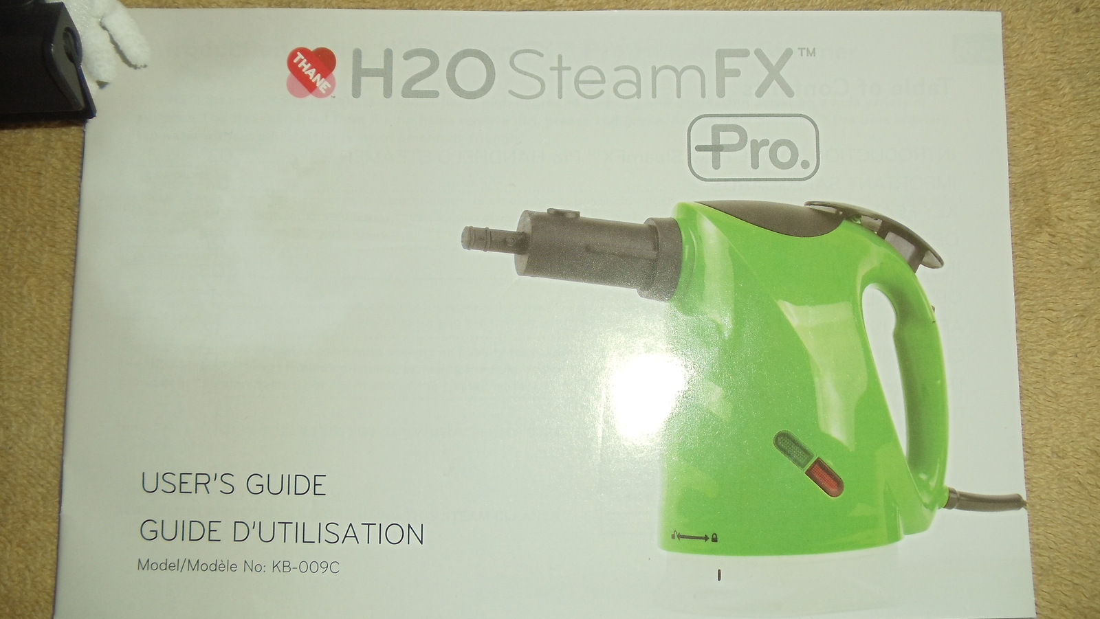 H2O SteamFX Pro 5 in 1 Hand Held Portable Steam Cleaner System KB009C