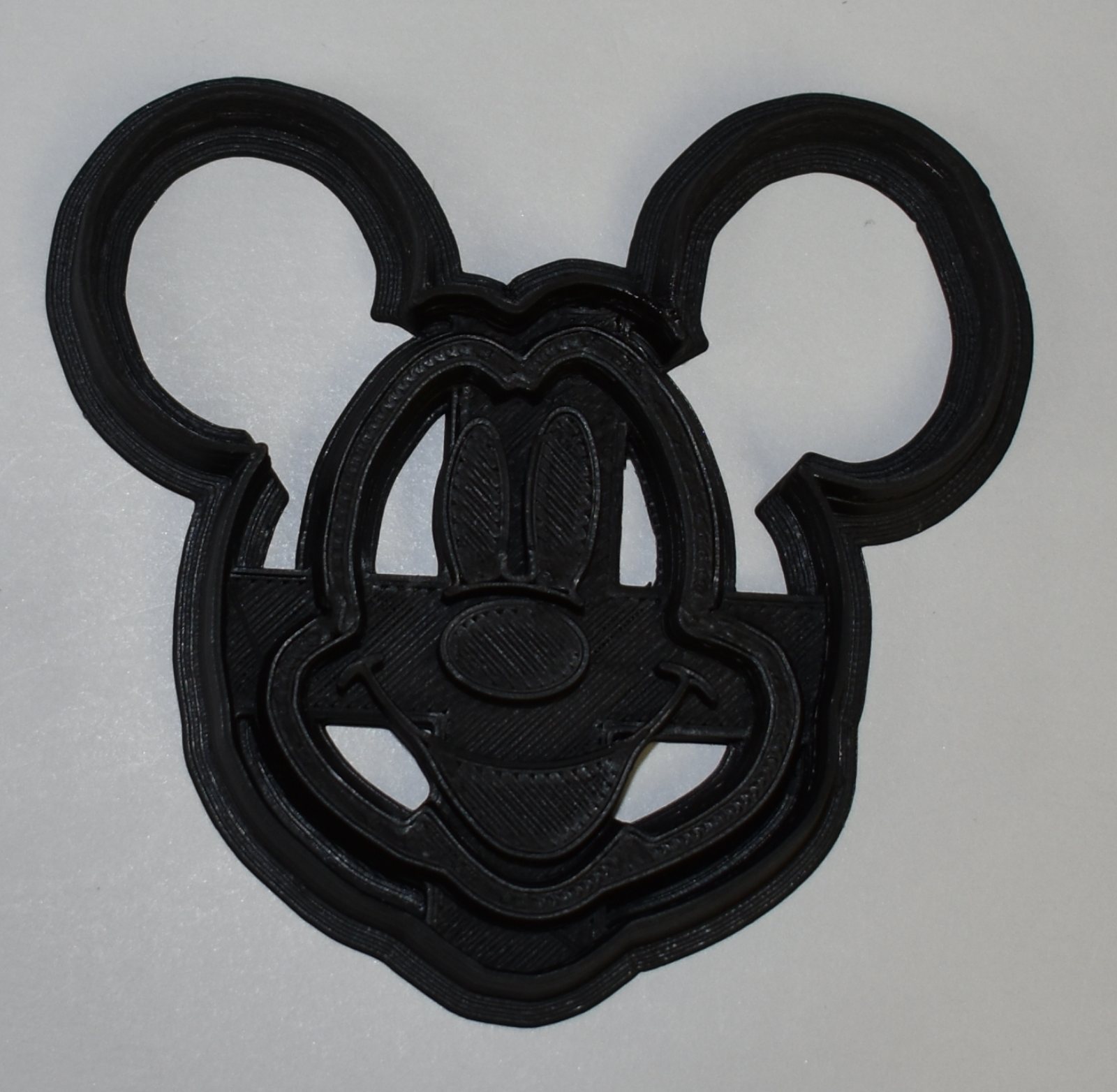 Mickey Mouse Face With Detail Disney Cartoon Cookie Cutter 3D Printed USA PR758S