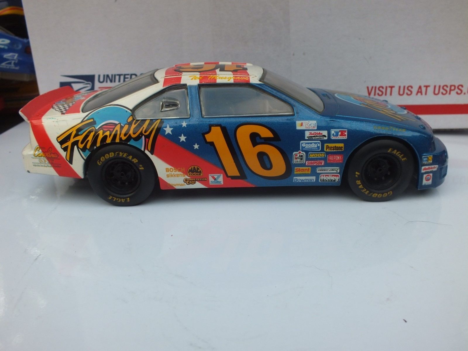 Ted Musgrave #16 1995 1:24 The Family Channel NASCAR Ford Thunderbird ...