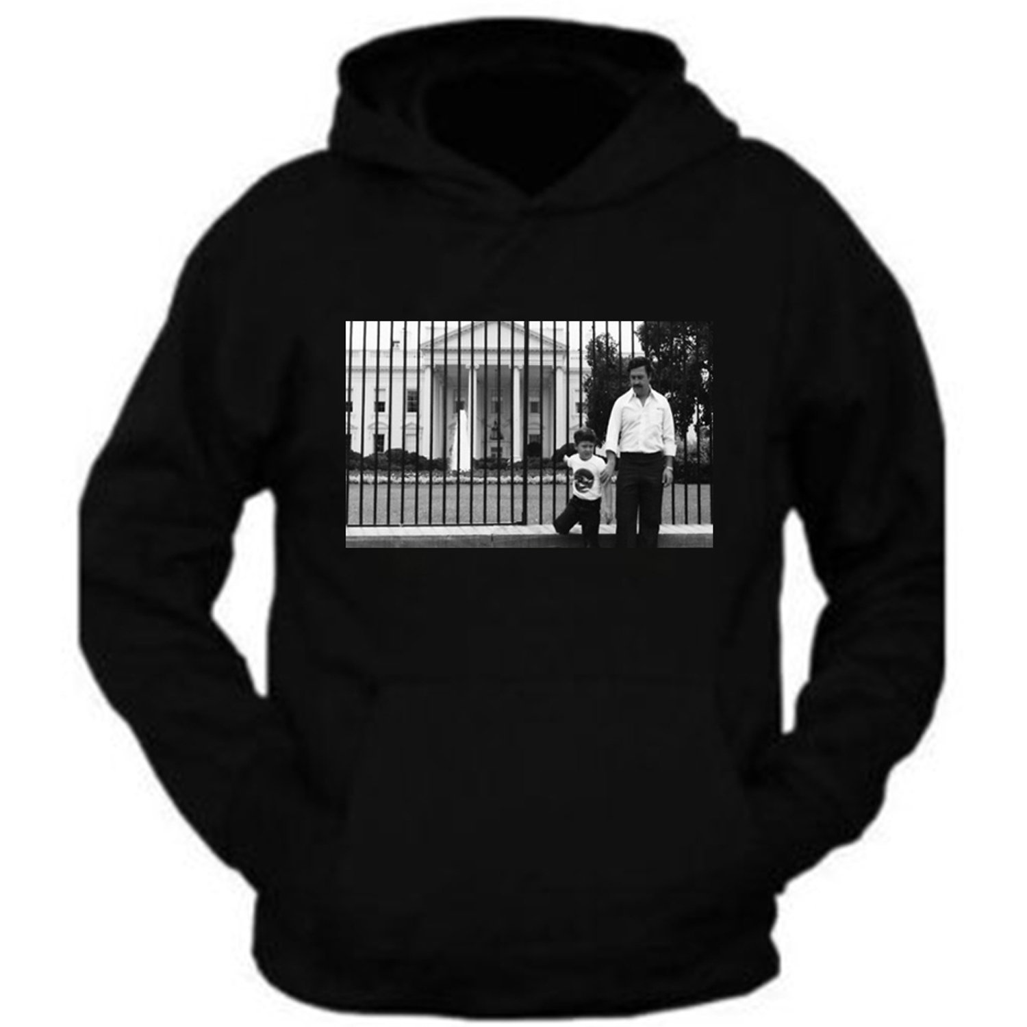 Pablo Escobar With His Son in The White House Usa Tee Hoodie