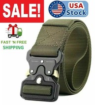 Military Belt Tactical Belt Working Gear Waistband Gift for Men Adjustable Nylon - $9.40