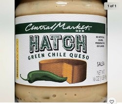Central Market HEB Salsa 16 Oz (Pack of 2) (Hatch Green Chili Queso - Medium) - $33.63