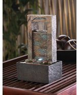 Indoor Fountin Cascading Water Tabletop LED Lights and Pump - $54.95