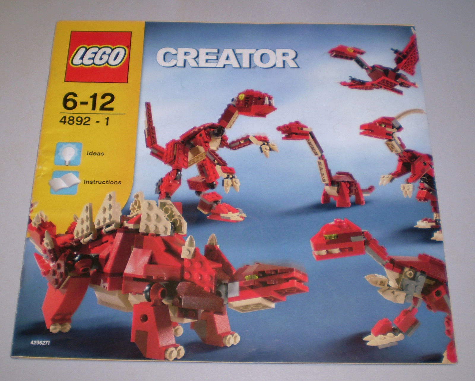 Lego Creator INSTRUCTION BOOK ONLY 48921 Prehistoric Power No Legos included Instruction Manuals