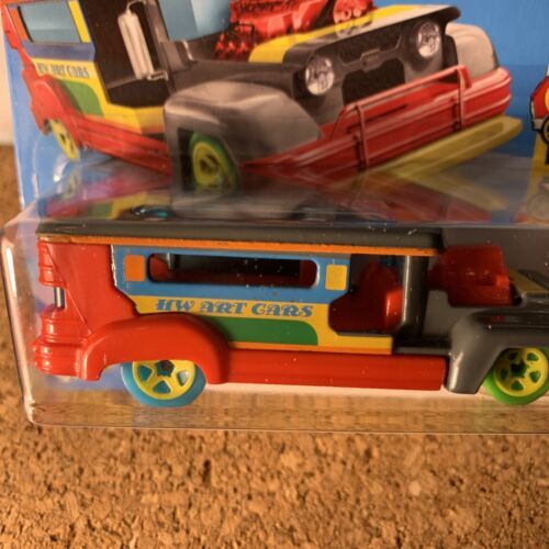 Hot Wheels Road Bandit Jeepney 2021 *NEW* A case HW Art cars 2/10 ...