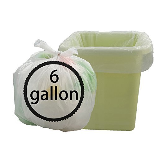 1.6 gallon trash bags