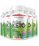 5 Pack - Active Keto ACV Gummies - Vegan, Weight Loss Supplement - 300 G... - $69.95