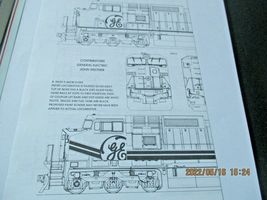 Microscale Decals Stock #87-834 General Electric Dash-9 and AC4400 Demo HO Scale image 5