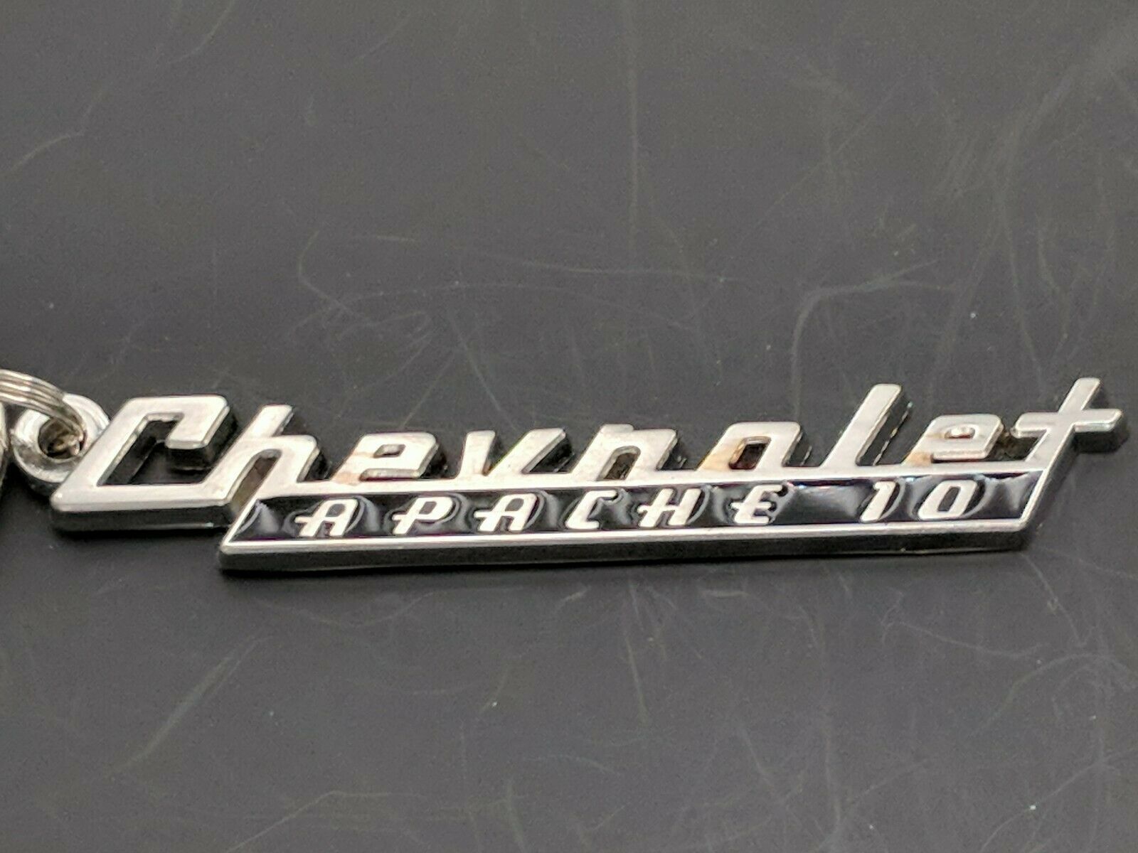 1960 Chevrolet Apache 10 Emblem Keychain (H4)