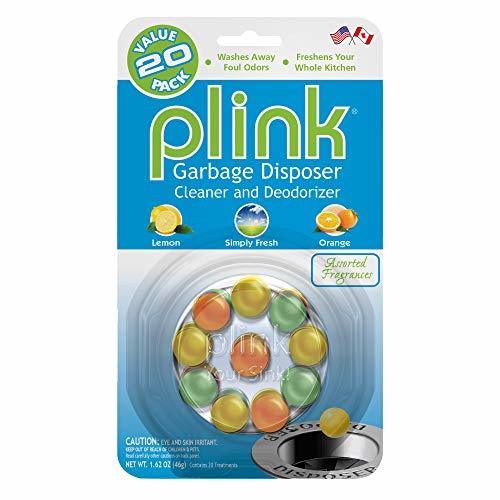Plink 9013 Garbage Disposal Cleaner and Deodorizer, Variety Pack, 20