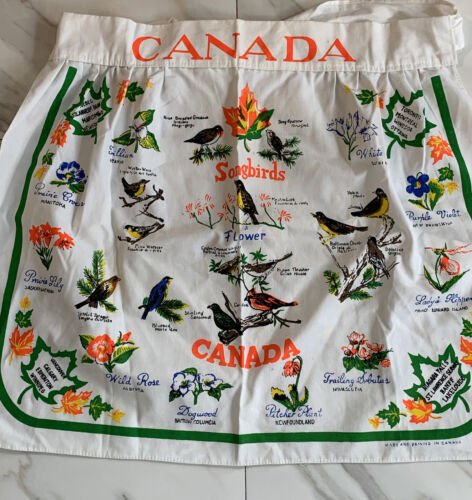 Primary image for Vintage Canada Songbirds Apron