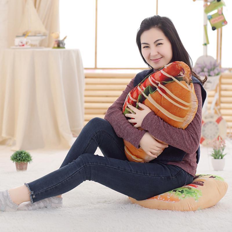 Lifelike Toy Pillow Stuffed Simulated Food Pillow Adults Kids Decor